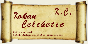 Kokan Čeleketić vizit kartica